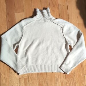 H&M Cream Turtleneck Sweater
